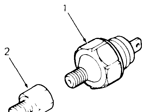 Low Pressure Switch (Model 2072) Diagram and Parts List for 1872 2072-756300-799999-147730100-148720100-148730100-149720100-149730100 Cub Cadet Lawn Tractor